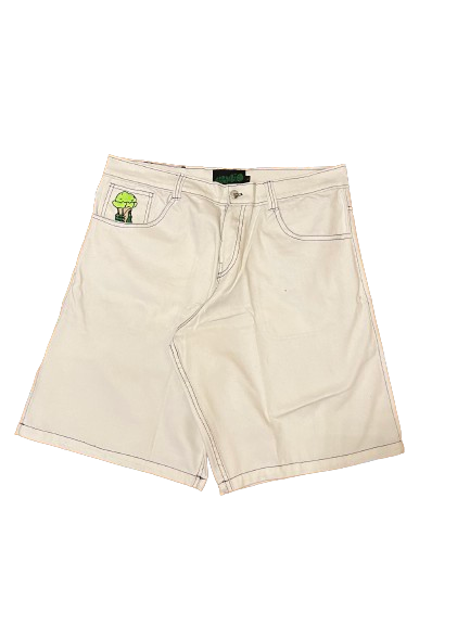 Gremlin Carpenter Looped Jorts - OG White Denim Wash