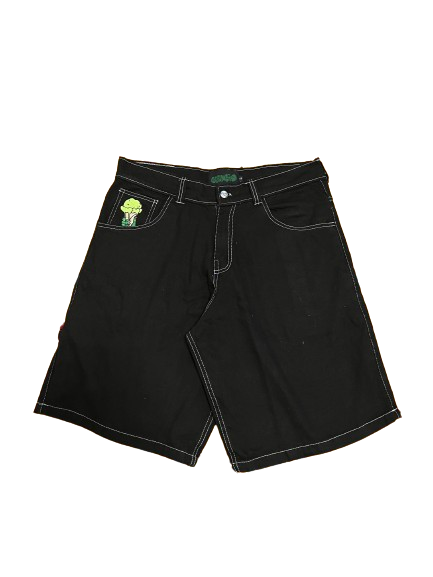 Gremlin Carpenter Looped Jorts - OG Black Denim Wash