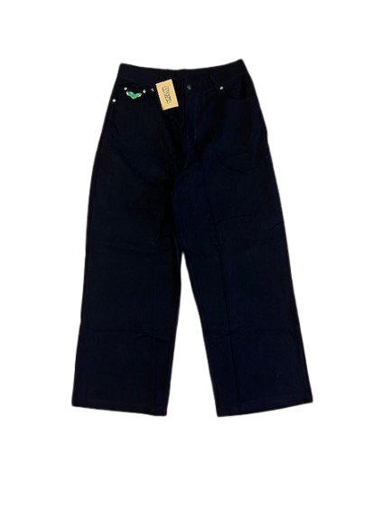 Black Eye Design Denim Jeans
